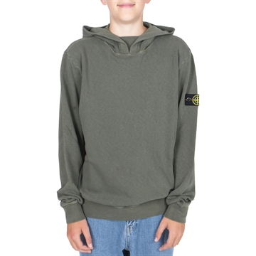 Stone Island Jr. Sweatshirt hoodie military green V0158